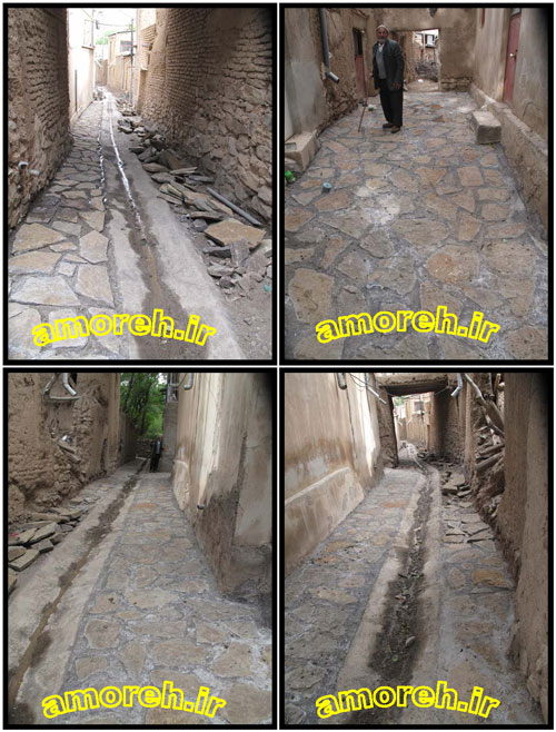 روستای آمره Paving_2 روستای آمره