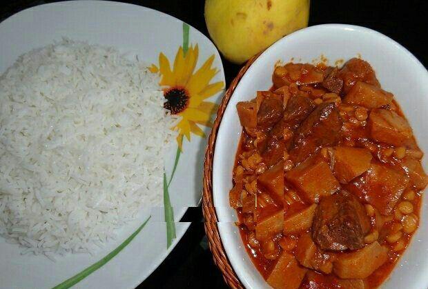  خورشت به‌آلو یزد