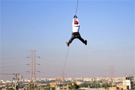 راپل در پارک سنگی اهواز راپل در پارک سنگی اهواز