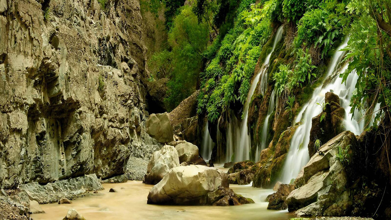Seven Springs Waterfall, Karaj Seven Springs Waterfall, Karaj