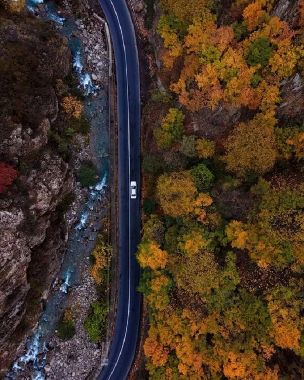Chalus Road ; from Karaj to Chalus through mountains, rivers and forests Chalus Road ; from Karaj to Chalus through mountains, rivers and forests