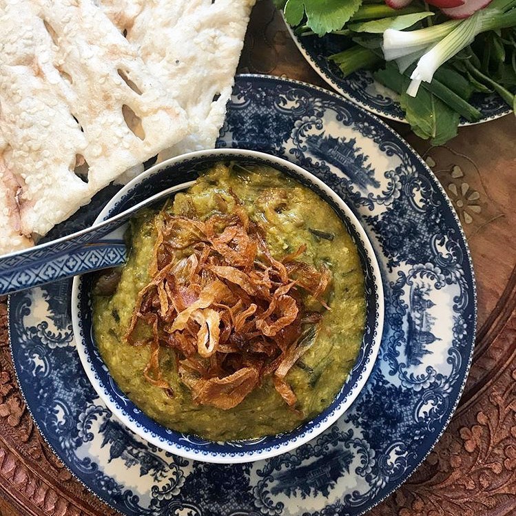 آش سبزی شیرازی