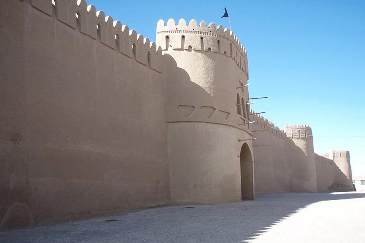 ارگ راین  جاهای دیدنی کرمان در زمستان