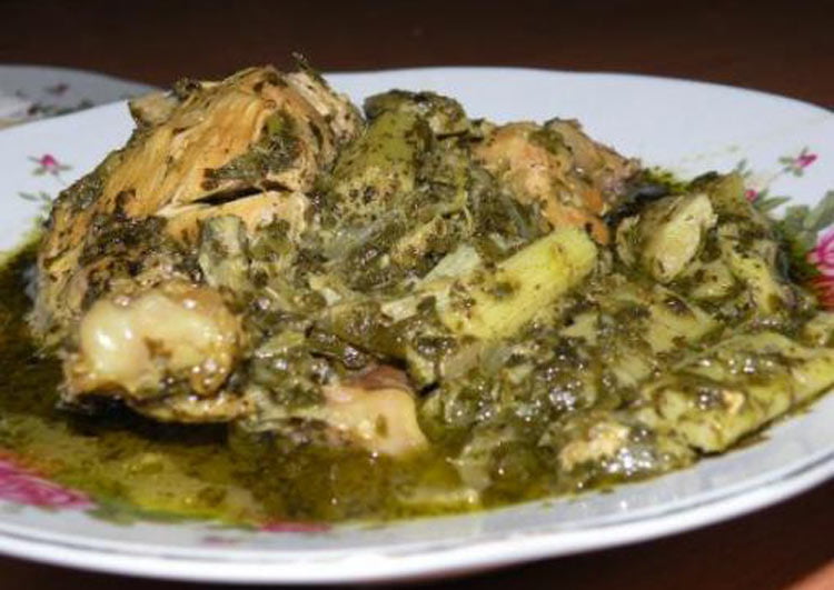 خورش ریواس غذاهای محلی خراسان رضوی