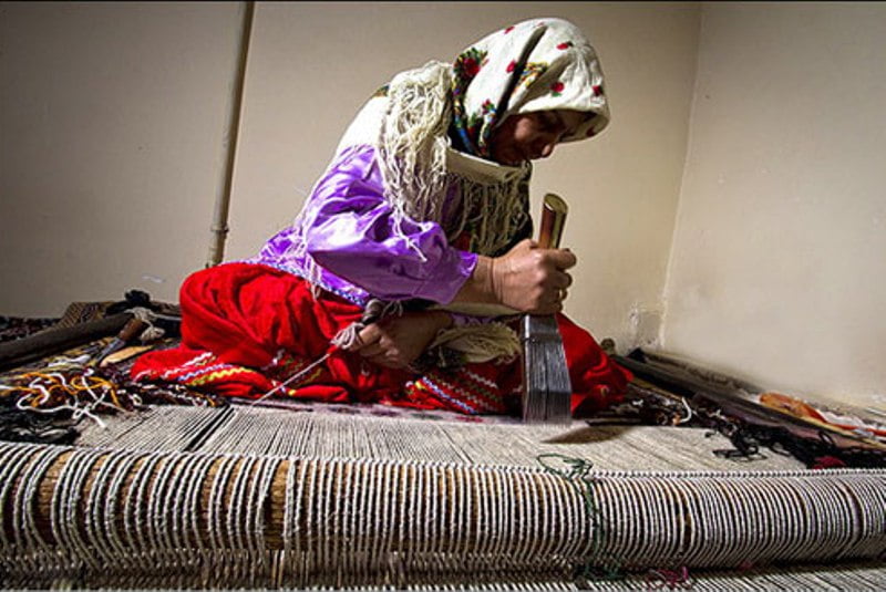 گلیم بافی  گلیم بافی؛ نشاط بخش زنان و دختران روستا