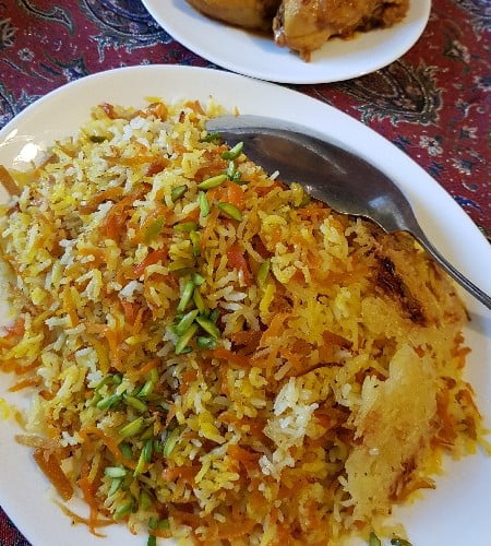 شیرین پلو  شیرین پلو تبریزی