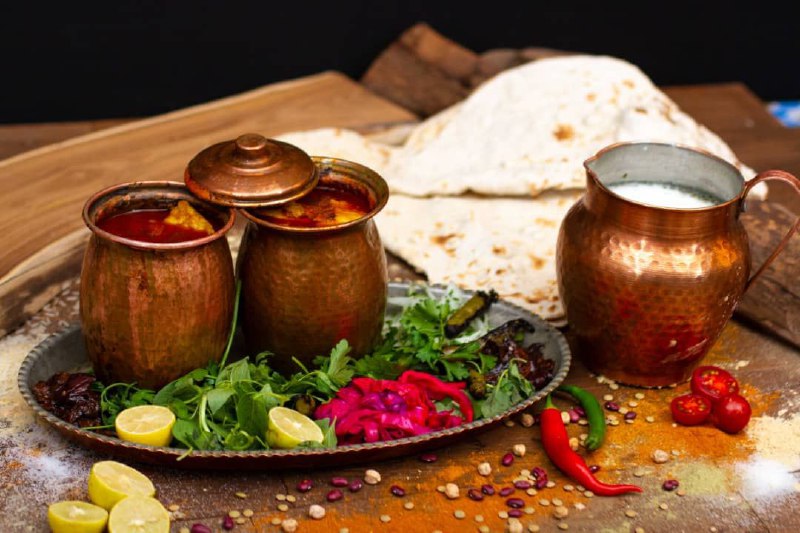 غذای رستوران ورجین