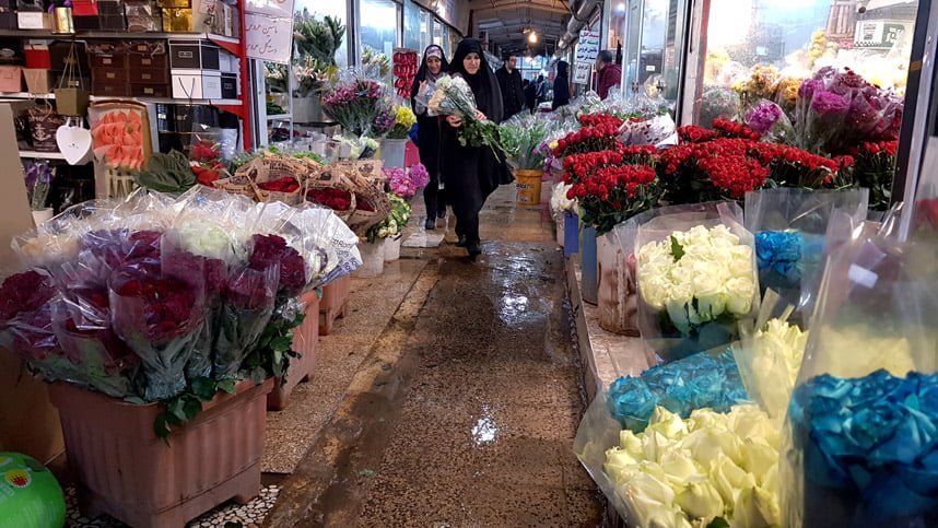 بازار گل شهید محلاتی تهران  بازار گل شهید محلاتی تهران