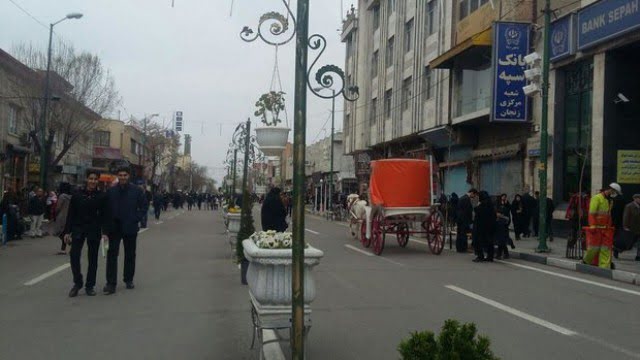پیاده راه سبزه میدان زنجان خیابان سبزه میدان زنجان پیاده راه سبزه میدان زنجان