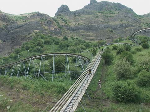 سورتمه ریلی گردنه حیران سورتمه ریلی گردنه حیران
