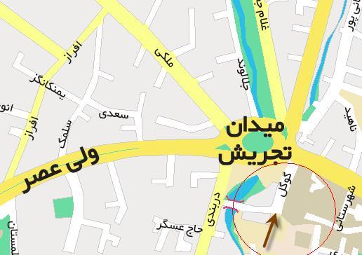 خیابان گوگل تهران