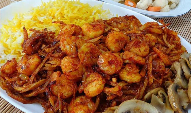 دو پیازه میگو