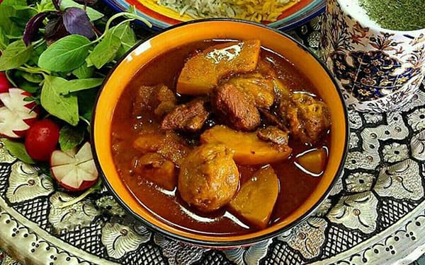 خورش به آلو