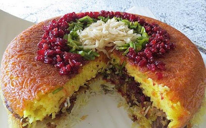 ته چین گوشت 
