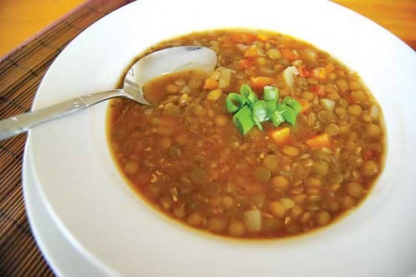 سوپ عدسی 