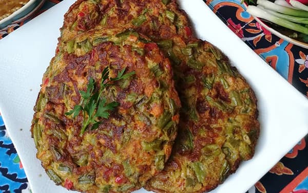 کوکوی لوبیا سبز
