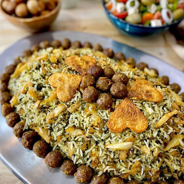 ترکیب و تناسب سبزی ها 