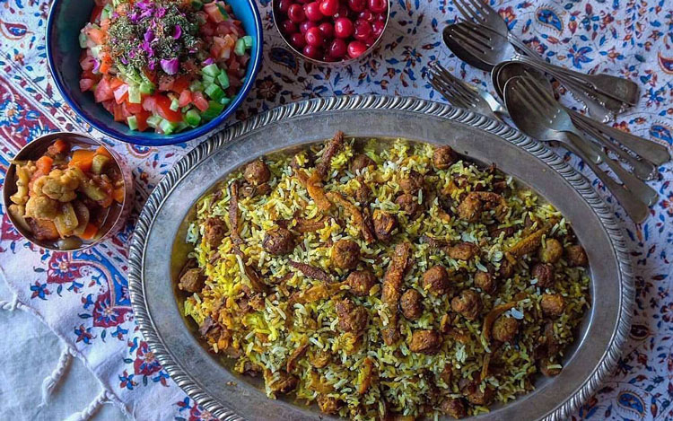 کلم پلو شیرازی