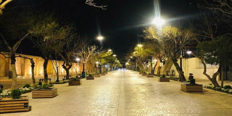 جاهای دیدنی شیراز در شب جاهای دیدنی شیراز در شب