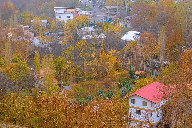 زیباترین روستای پاییزی