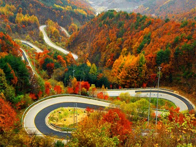 جاهای دیدنی چالوس در پاییز
