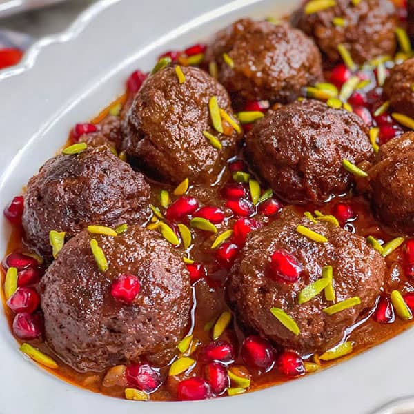 غذای ایرانی با انار