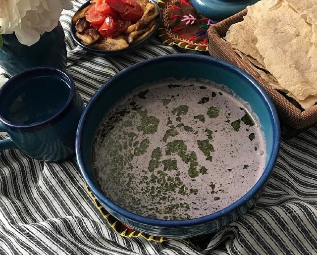 اشکنه قروت مشهدی