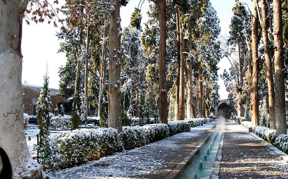 جاهای دیدنی کاشان در زمستان