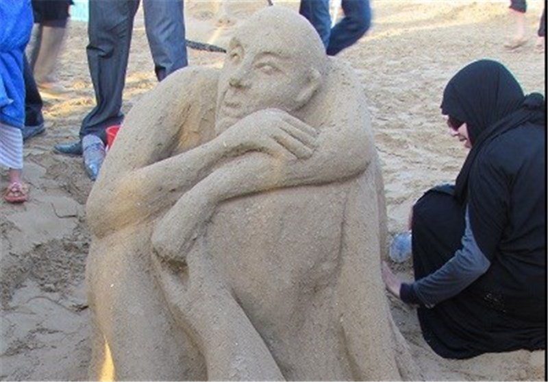 جشنواره مجسمه های شنی بابلسر جشنواره مجسمه های شنی بابلسر