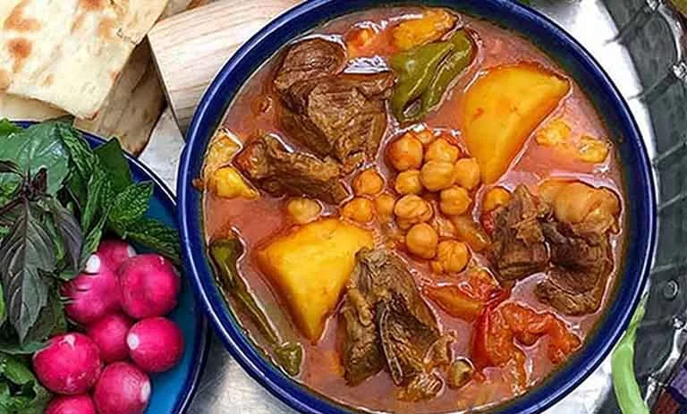یخنی نخود شیرازی