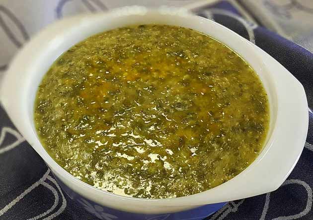 آش برگ سیر (به سبک گیلانی)