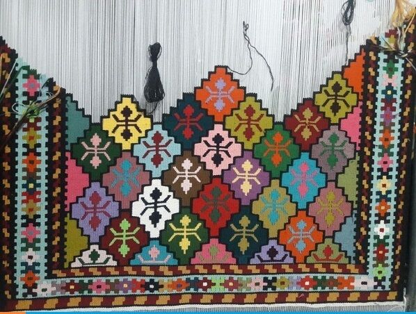 گلیم نقش برجسته 