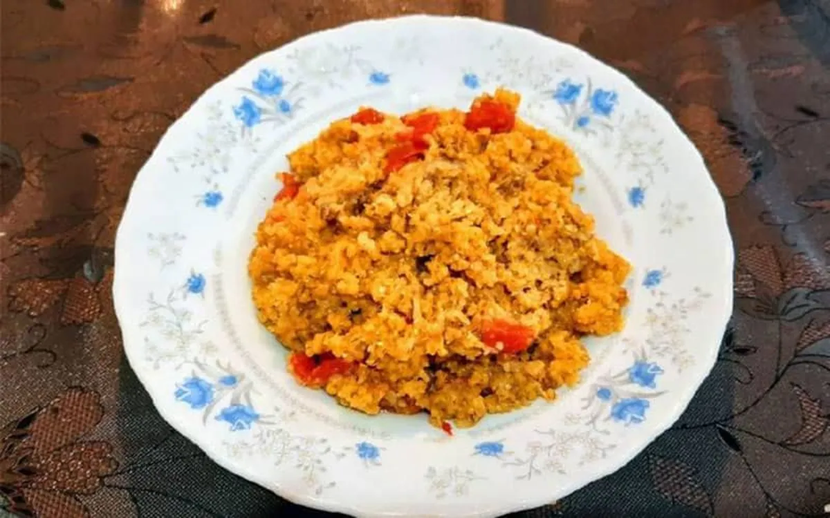 گندم پلو یزدی گندم پلو یزدی
