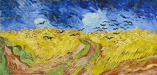 Crows on the Wheatfield by Van Gogh